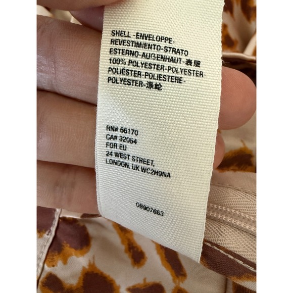 Free People Normani Bias Midi Skirt Womens Sz 12 Beige Leopard Satin Slip A-Line - Picture 11 of 12